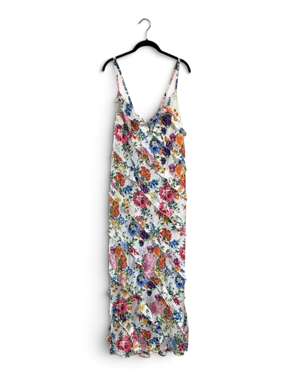 Show Me Your Mumu - Romance Ruffle Dress - Ivory Botanical